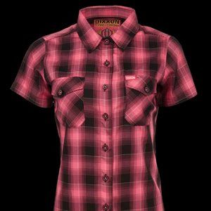 Dixxon “The Strip” Ladies Womens Pink Bamboo Lightweight Shirt